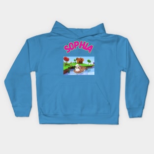 Sophia baby's name Kids Hoodie